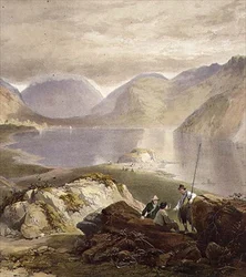 Wast Water, detalle de pescadores