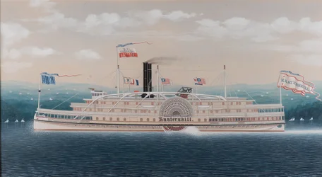 Barco de vapor de paletas Kaaterskill, 1882