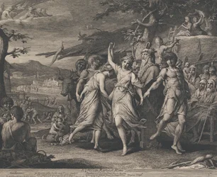 A Grecian Harvest Home (Diseños para las paredes de la Gran Sala de la Sociedad para el Fomento de las Artes)