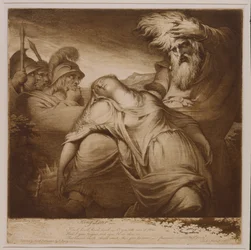 El Rey Lear y Cordelia