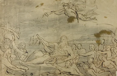 Estudio para Comercio o el triunfo del Támesis, 1767-80
