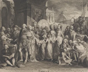 La Reina o la educación doméstica en Windsor (Diseños para las paredes del Gran Salón de la Sociedad para el Fomento de las Artes)