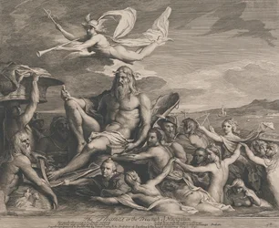 El Támesis o el triunfo de la navegación (Diseños para la Gran Sala de la Sociedad para el Fomento de las Artes)