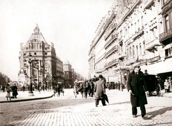 Escena de calle, Bruselas, 1898