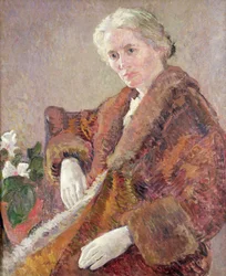 Retrato de la esposa del artista