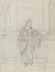 Santa Inés (según Domenichino)
