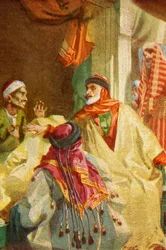 Un bazar en Palestina - Lucas xxii. 36