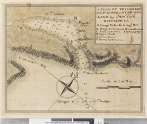Plan del puerto de San Juan en Terranova