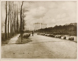 Una pastoral de Utrecht (fotograbado)