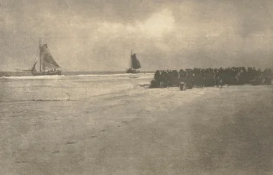 Trabajo de Cámara: En una Costa Holandesa, 1904
