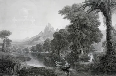 El viaje de la vida: Juventud, c. 1855
