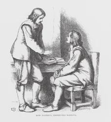 How Faithful instructed Hopeful (grabado)