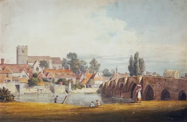 Aylesford, cerca de Maidstone, Kent, siglo XIX