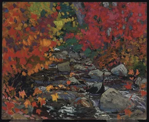 Hojas de otoño, Batchewana, Algoma, c.1919