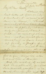 Carta de James E. Love, Louisville, a Molly, 28-30 de septiembre de 1862