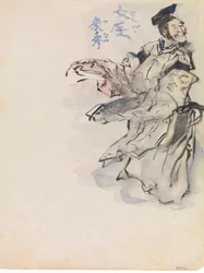 Chinoiserie, un hombre
