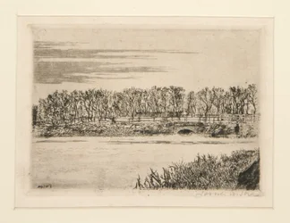 Le pont du bois? Ostende (El puente en el bosque en Ostende)