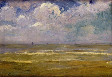 Paisaje marino (óleo sobre lienzo)