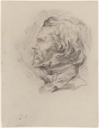 El pintor Eugène Delacroix