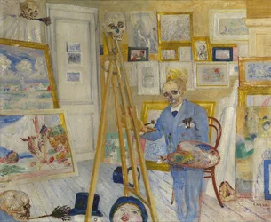 El pintor esqueleto, 1896