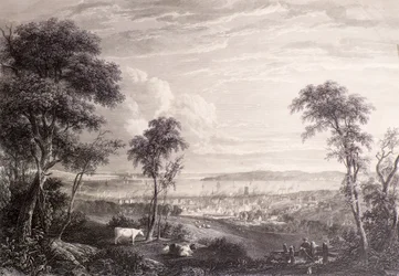 Vista de Dundee desde Balgay Hill