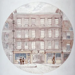 22 y 23 Farringdon Street, Ciudad de Londres, c. 1855