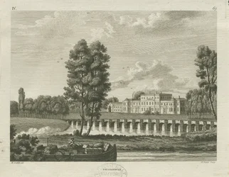 Shugborough Hall: grabado, nd [c 1782]