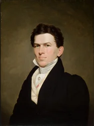 Retrato de Abraham Garland Randall 1820 (Óleo sobre lienzo)