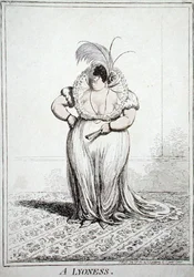 Una Leona, publicado por Hannah Humphrey en 1801