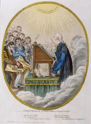 Un profesor insignificante de historia moderna sacado a la luz, publicado por Hannah Humphrey en 1810