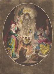 Una Fantasmagoría, Escena-Conjurando un Esqueleto Armado
