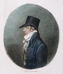 Un retrato, publicado por Hannah Humphrey en 1799
