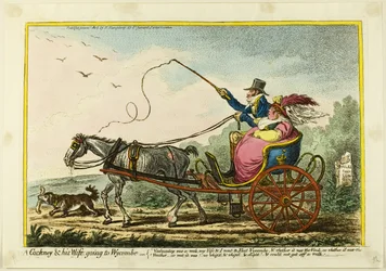 Cockney y su esposa camino de Wycombe