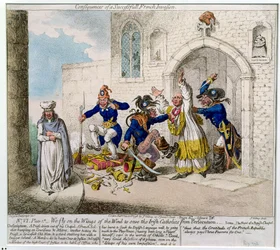 Consecuencias del éxito de la invasión francesa, o Volamos en alas del viento para salvar a los católicos irlandeses de la persecución