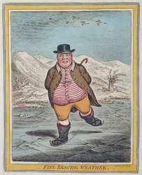Clima fresco y vigorizante, publicado por Hannah Humphrey en 1808
