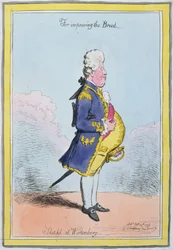 Para mejorar la raza, esbozado en Wirtemberg, publicado por Hannah Humphrey en 1796