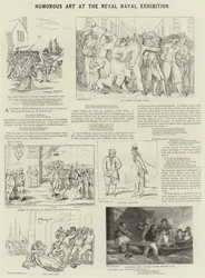 Arte humorístico en la Exposición Naval Real