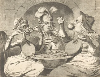 Garras monstruosas en un banquete de nueva coalición, 29 de mayo de 1787