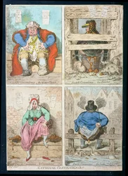 Comodidades nacionales, publicado por Hannah Humphrey en 1796