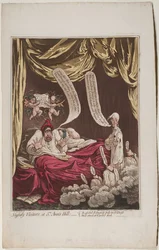 Visitantes nocturnos en St Anns Hill, 1798