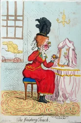 El toque final, publicado por Hannah Humphrey en 1791