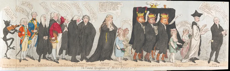 El cortejo fúnebre de Miss Regency
