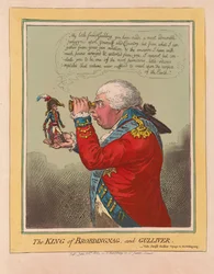 El rey de Brobdingnag y Gulliver