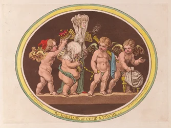 El matrimonio de Cupido y Psique, pub. 1797