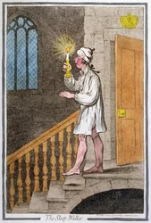 El Sonámbulo, publicado por Hannah Humphrey en 1795