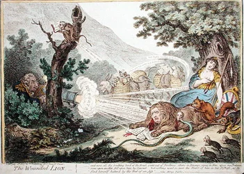 El león herido