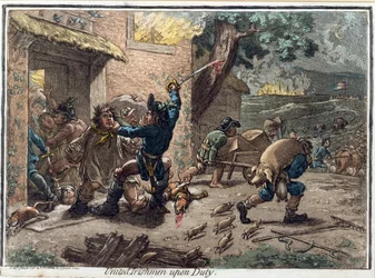 Irlandeses Unidos en Servicio, publicado por Hannah Humphrey en 1798
