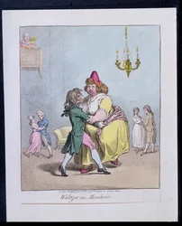Waltzer au Mouchoir, publicado por Hannah Humphrey en 1800