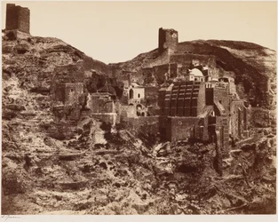 Monasterio de Mar Saba,c. 1855 (foto)