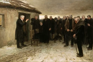 Un funeral en las Highlands